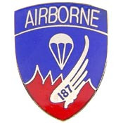 U.S. Army 187th Airborne pin