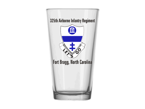325th Airborne Infantry Regiment Pint Glass