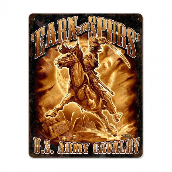 ARMY CAVALRY Metal Wall Sign (12X15)