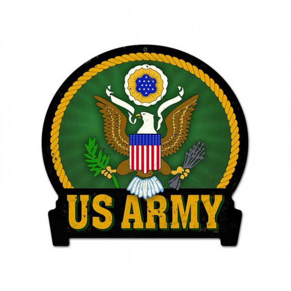 ARMY Metal Wall Sign (15X16)