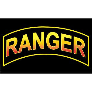 Ranger Tab 3X5 Flag