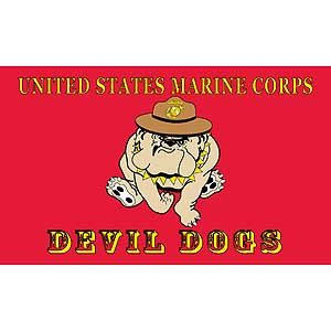 United States Marines Devil Dogs 3X5 Flag