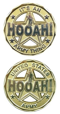 Hooah Challenge Coin