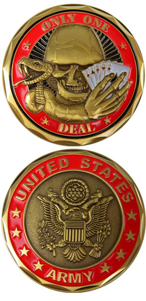 US Army "Only One Deal" Challenge Coin