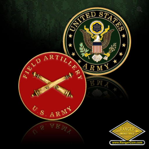 US Army Field Artillery Challenge Coin