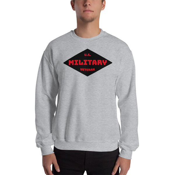 US Military Veteran Diamond Unisex Sweatshirt
