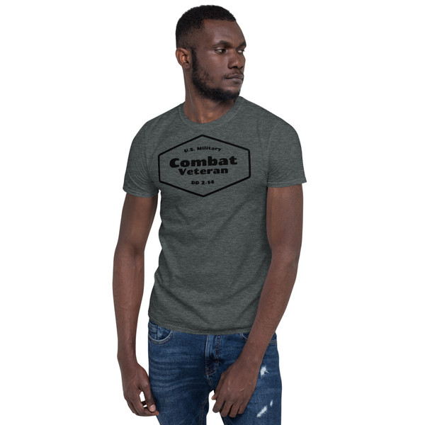 US Military Combat Veteran Short-Sleeve Unisex T-Shirt