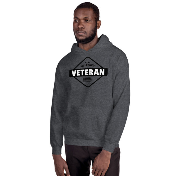 US Military Veteran (Bullet Flag) Unisex Hoodie