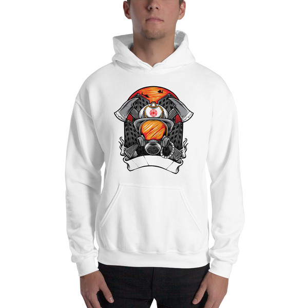 Firefighter Helmet Unisex Hoodie
