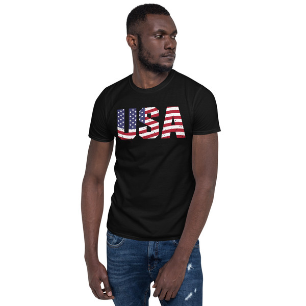 USA Short-Sleeve Unisex T-Shirt