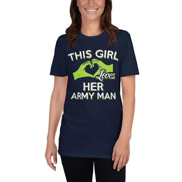 This Girl Loves Her Army Man Short-Sleeve Unisex T-Shirt