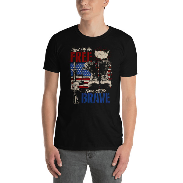 Land of the Free Short-Sleeve Unisex T-Shirt