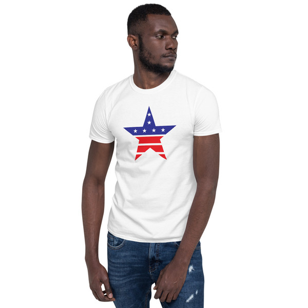 Patriotic Star Short-Sleeve Unisex T-Shirt