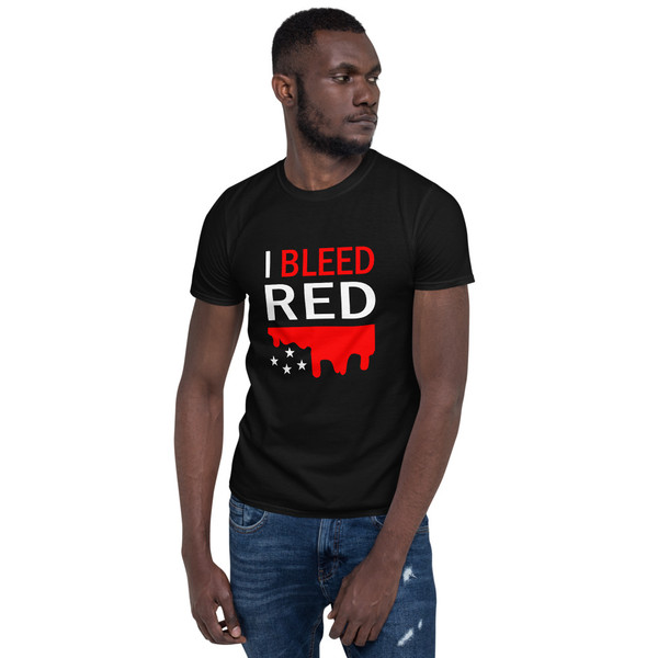 I Bleed Red Short-Sleeve Unisex T-Shirt