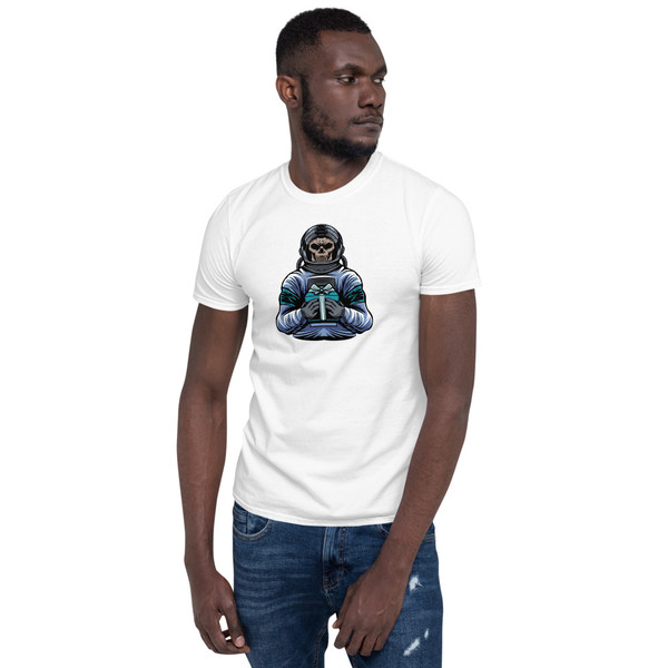 Astronaut Skull Short-Sleeve Unisex T-Shirt