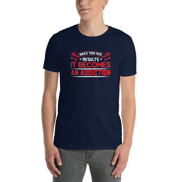 Workout Addiction Short-Sleeve Unisex T-Shirt