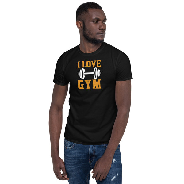 I Love Gym Short-Sleeve Unisex T-Shirt