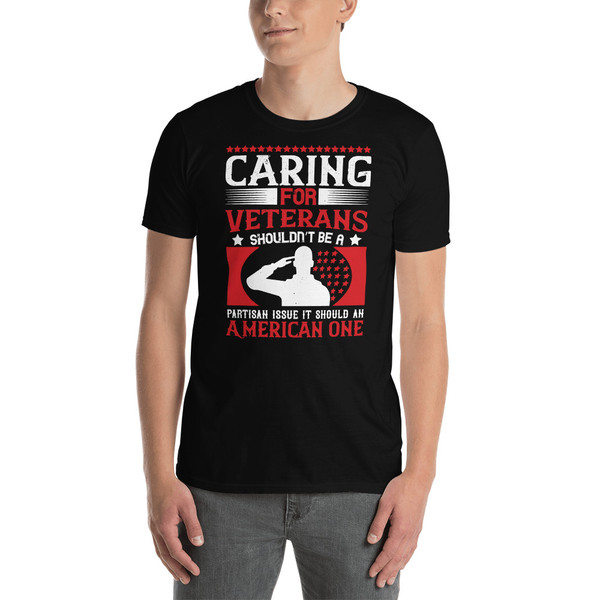 Caring for Veterans Short-Sleeve Unisex T-Shirt