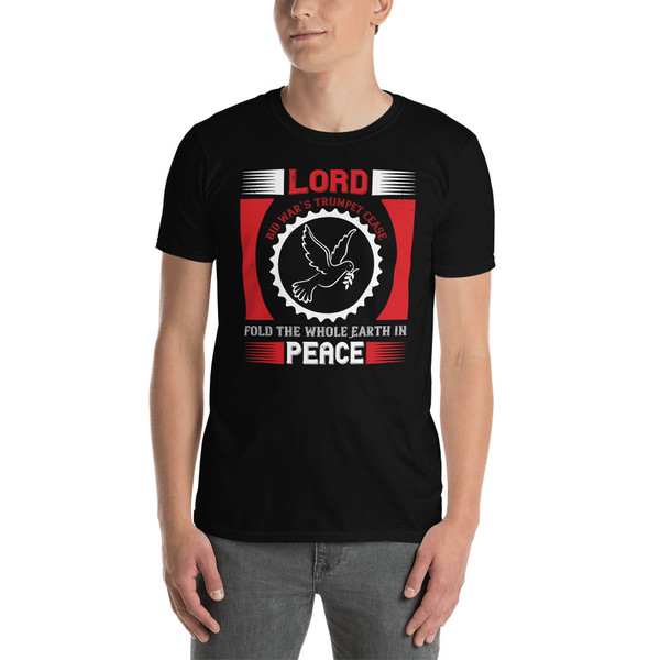 Fold the Whole World in Peace Short-Sleeve Unisex T-Shirt