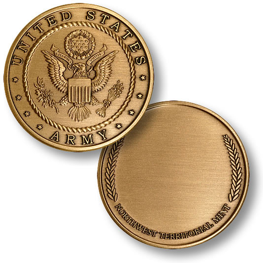 U.S. Army Wreath Challenge Coin