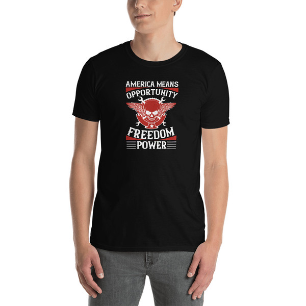 America Means Opportunity Short-Sleeve Unisex T-Shirt