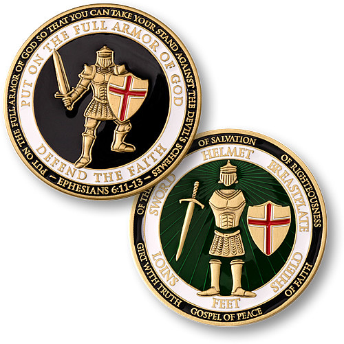 Armor of God Challenge Coin