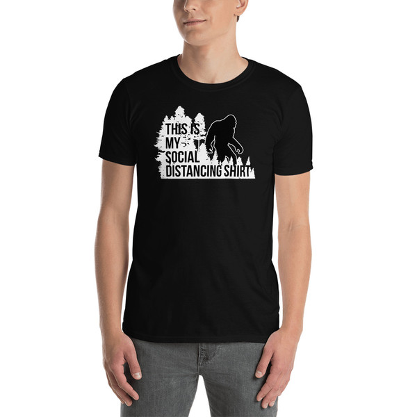 My Social Distancing Shirt Short-Sleeve Unisex T-Shirt