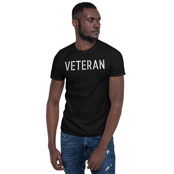 Veteran (Text) Short-Sleeve Unisex T-Shirt