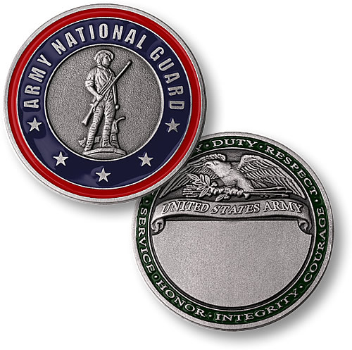Army National Guard Nickel Challenge Coin