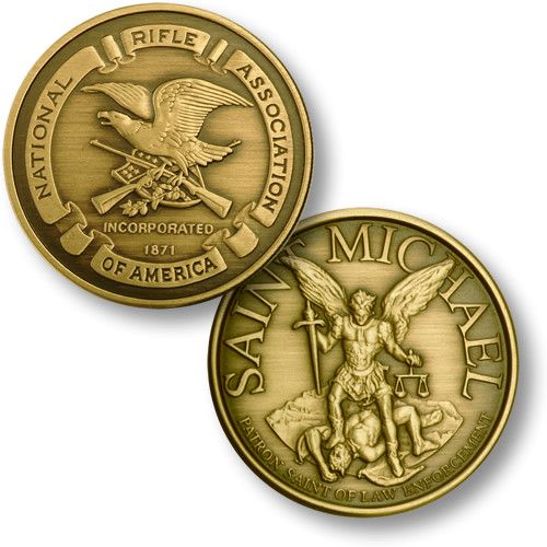 NRA Seal - St. Michael Challenge Coin