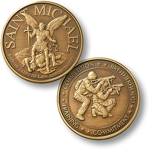 Saint Michael - Law Enforcement Challenge Coin
