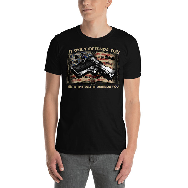 It Only Offends You Until the Day it Defends You Short-Sleeve Unisex T-Shirt