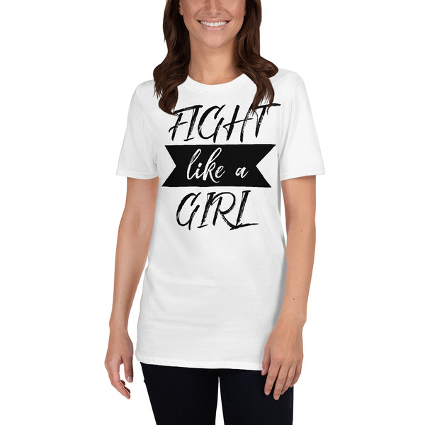 Fight Like A Girl (Option 1) Short-Sleeve Unisex T-Shirt