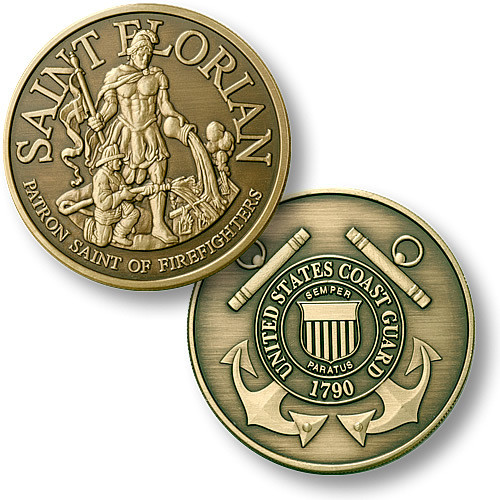 Saint Florian - USCG Challenge Coin