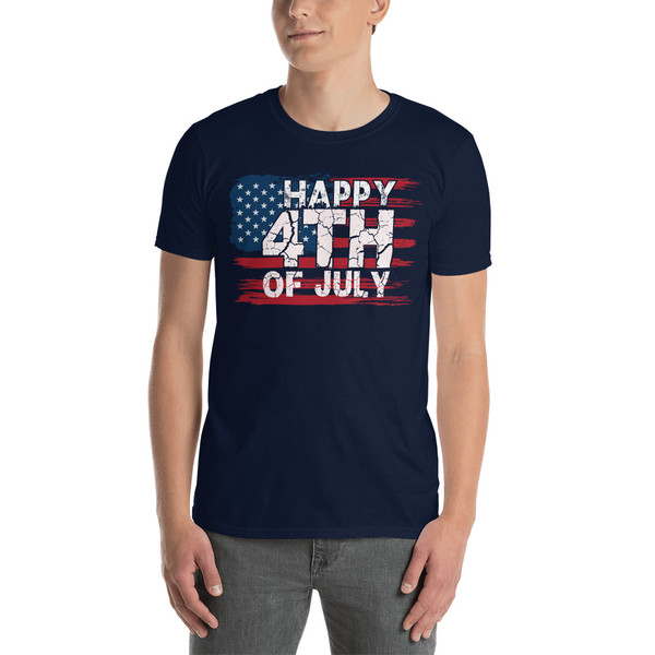 Happy 4th of July Short-Sleeve Unisex T-Shirt