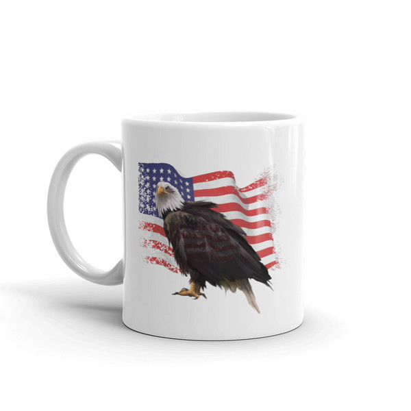 U.S. Flag Eagle Mug