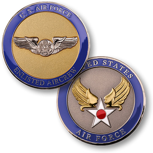 Enlisted Air Crew - U.S. Air Force Challenge Coin