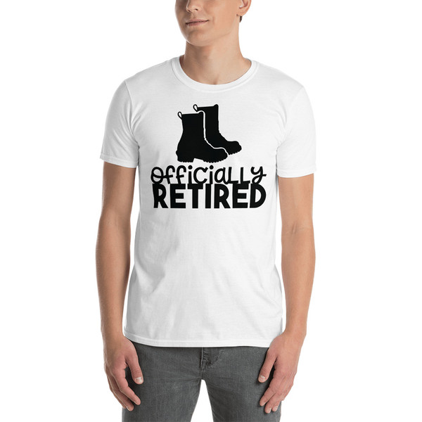 Officially Retired Short-Sleeve Unisex T-Shirt