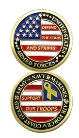 Support Our Troops Challenge Coin