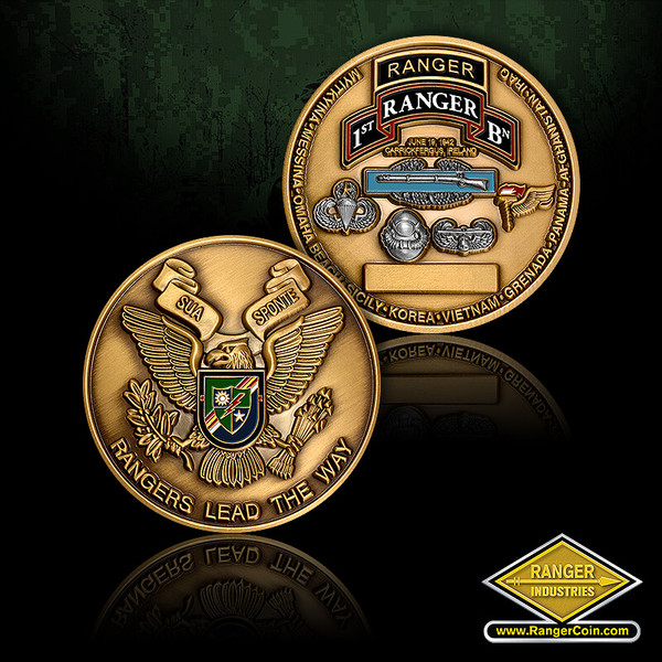1st Ranger Battalion Challenge Coin