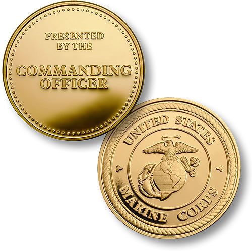 U.S. Marines Commanding Officer Challenge Coin