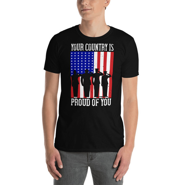 Your Country is Proud of You Short-Sleeve Unisex T-Shirt