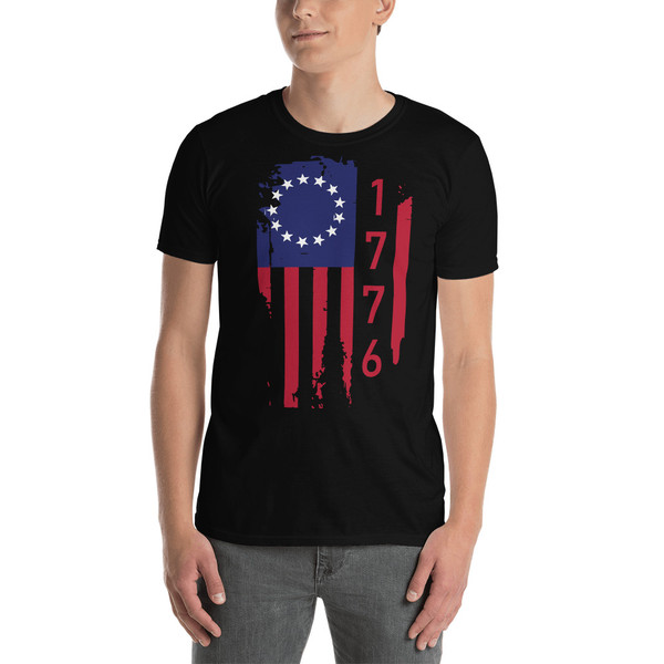 1776 Flag Short-Sleeve Unisex T-Shirt
