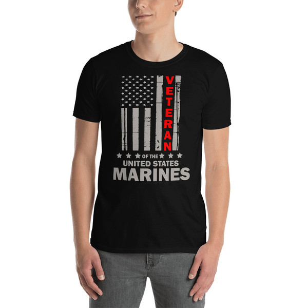 Veteran of the United States Marines Short-Sleeve Unisex T-Shirt