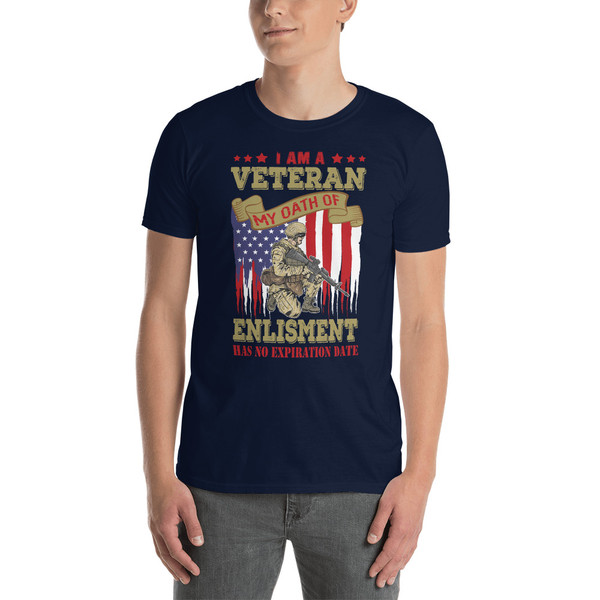 I am a Veteran (Oath Has No Expiration) Short-Sleeve Unisex T-Shirt