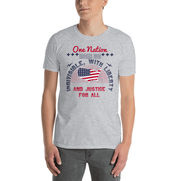 One Nation Under God Short-Sleeve Unisex T-Shirt