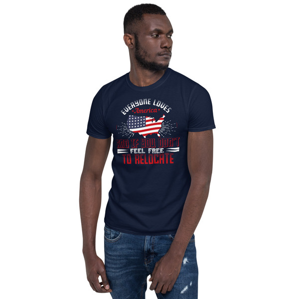 Everyone Loves America Short-Sleeve Unisex T-Shirt