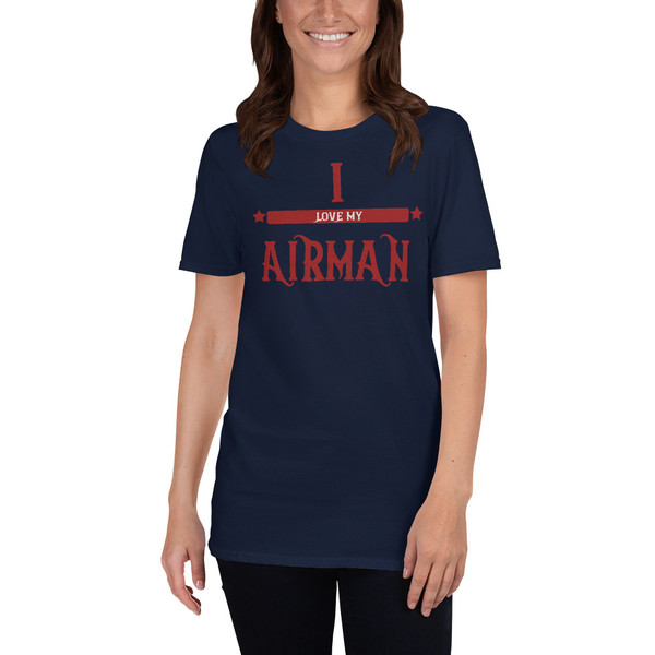 I Love My Airman Short-Sleeve Unisex T-Shirt