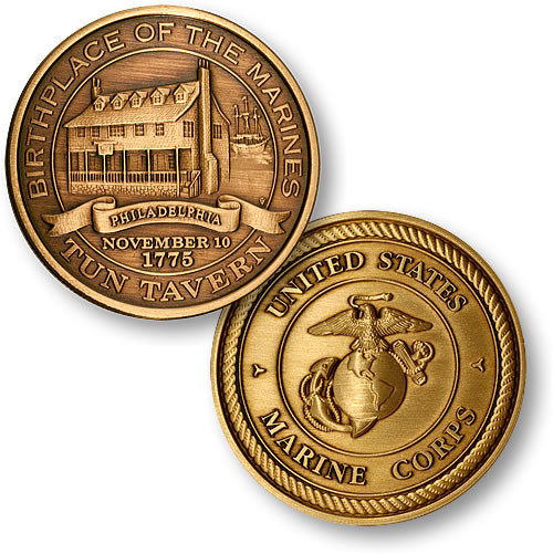 U.S. Marines Tun Tavern Challenge Coin