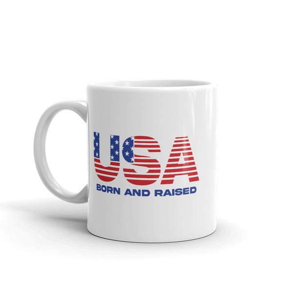 USA Born and Raised Mug